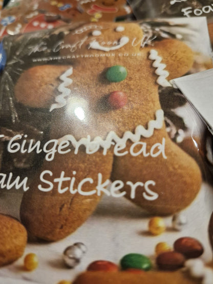 Gingerbread Foam Stickers
