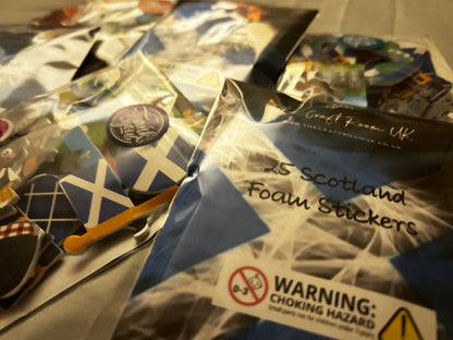 Scotland Foam Stickers