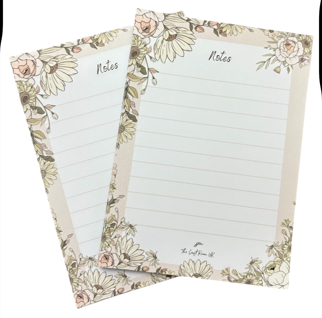 Mini Notepad - Neutral Floral