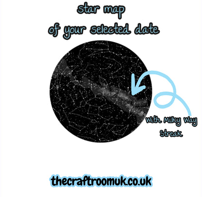 Star Map Personalised Frame Gift