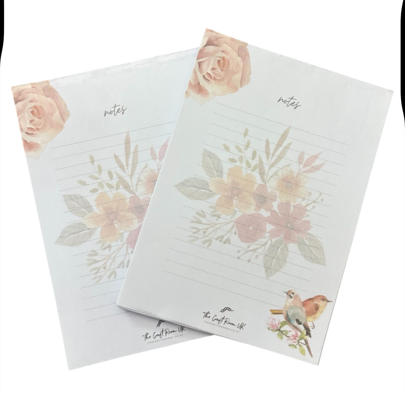 Mini Notepad - Floral Robin