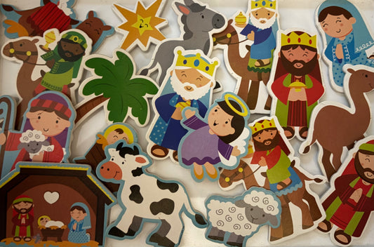 Nativity Themed Foam Stickers