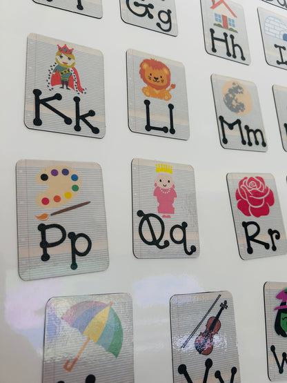Alphabet Flash Card Magnets