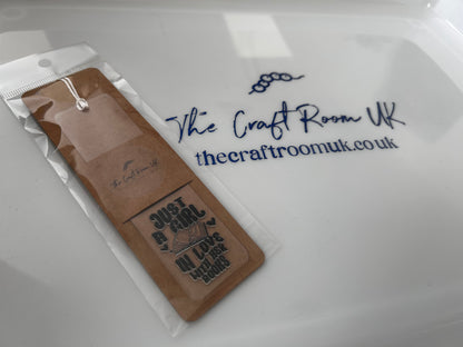 Black UV DTF Wrap Acrylic Bookmark