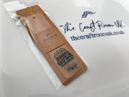 Black UV DTF Wrap Acrylic Bookmark