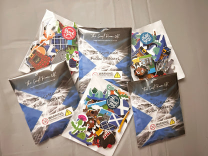 Scotland Foam Stickers