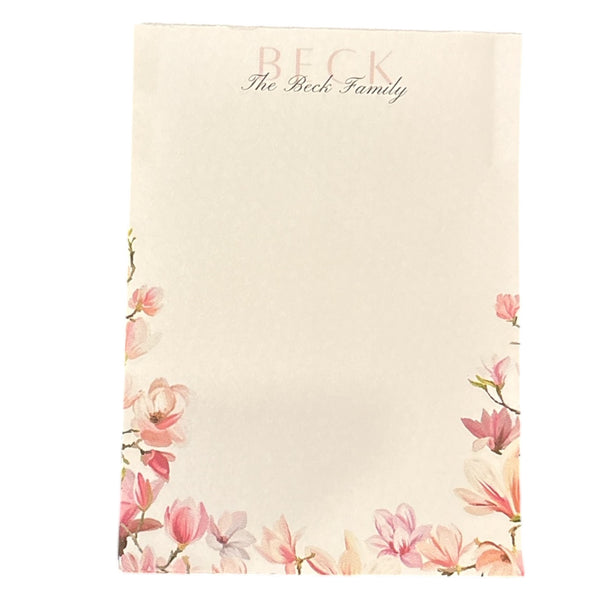 Personalised Family Memo Pad