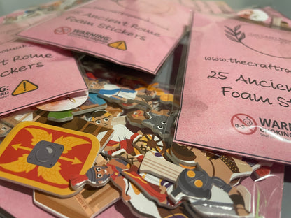 Ancient Rome Foam Stickers - The Craft Room UK