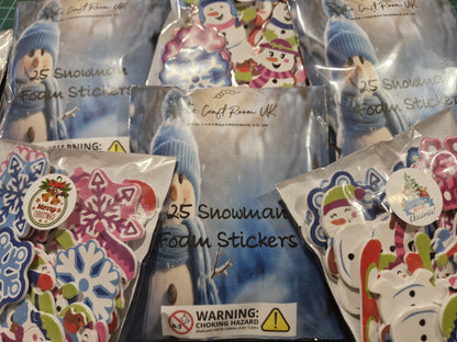 Snowman Foam Stickers