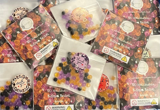 Halloween Bicone Beads - The Craft Room UK