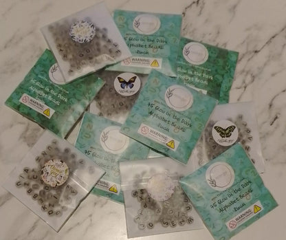 Glow in the Dark Alphabet Beads - The Craft Room UK