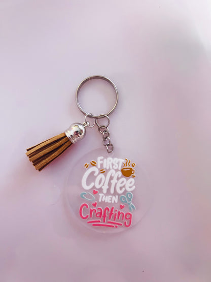 Cute craft lover Keyring