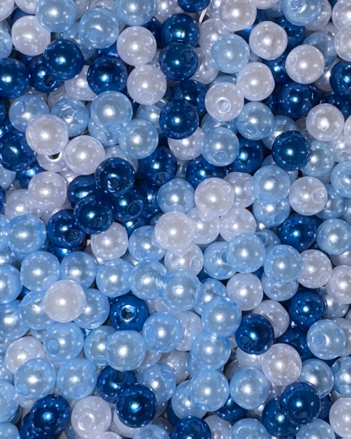 Blue Pearl Bead Mix