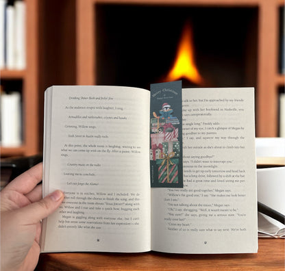 Christmas Penguin Themed Laminated Bookmarks