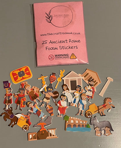 Ancient Rome Foam Stickers - The Craft Room UK