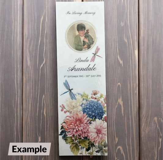 ‘In loving memory..’ Laminated Bookmark