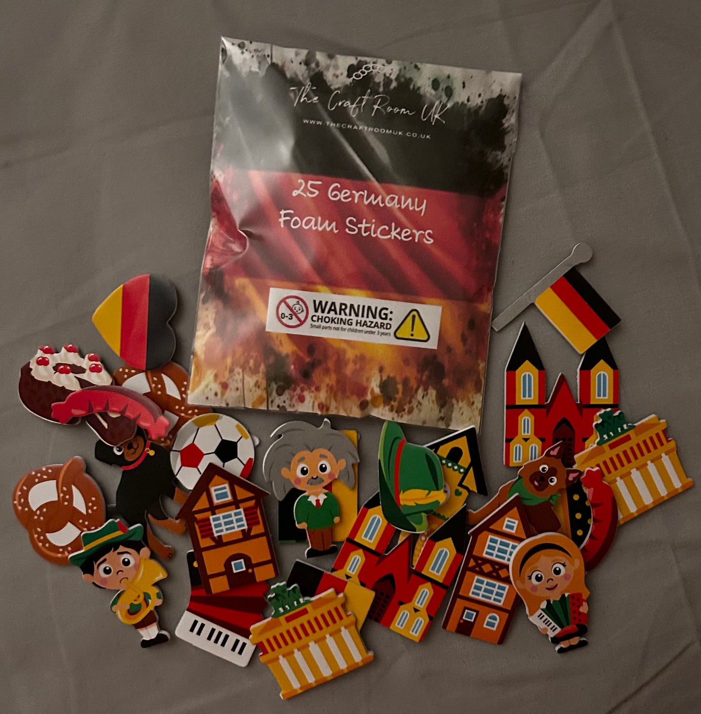 Germany Foam Stickers