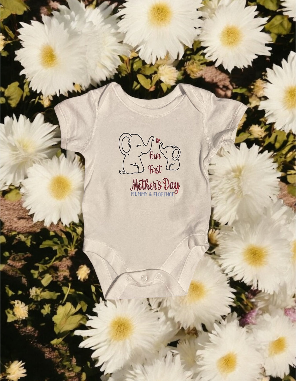 Personalised ‘Our First Mother’s Day’ Baby Vest