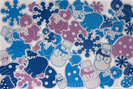 Winter Wonderland Themed Foam Stickers