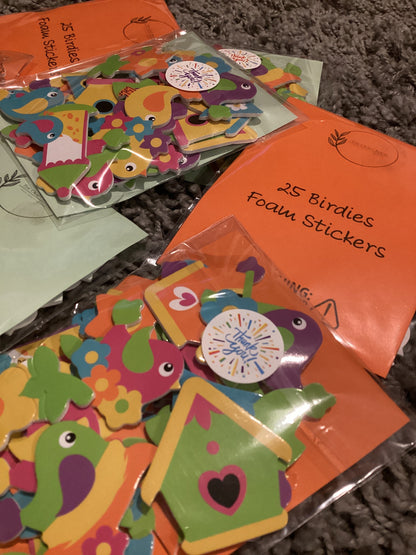 Birdies Foam Stickers - The Craft Room UK