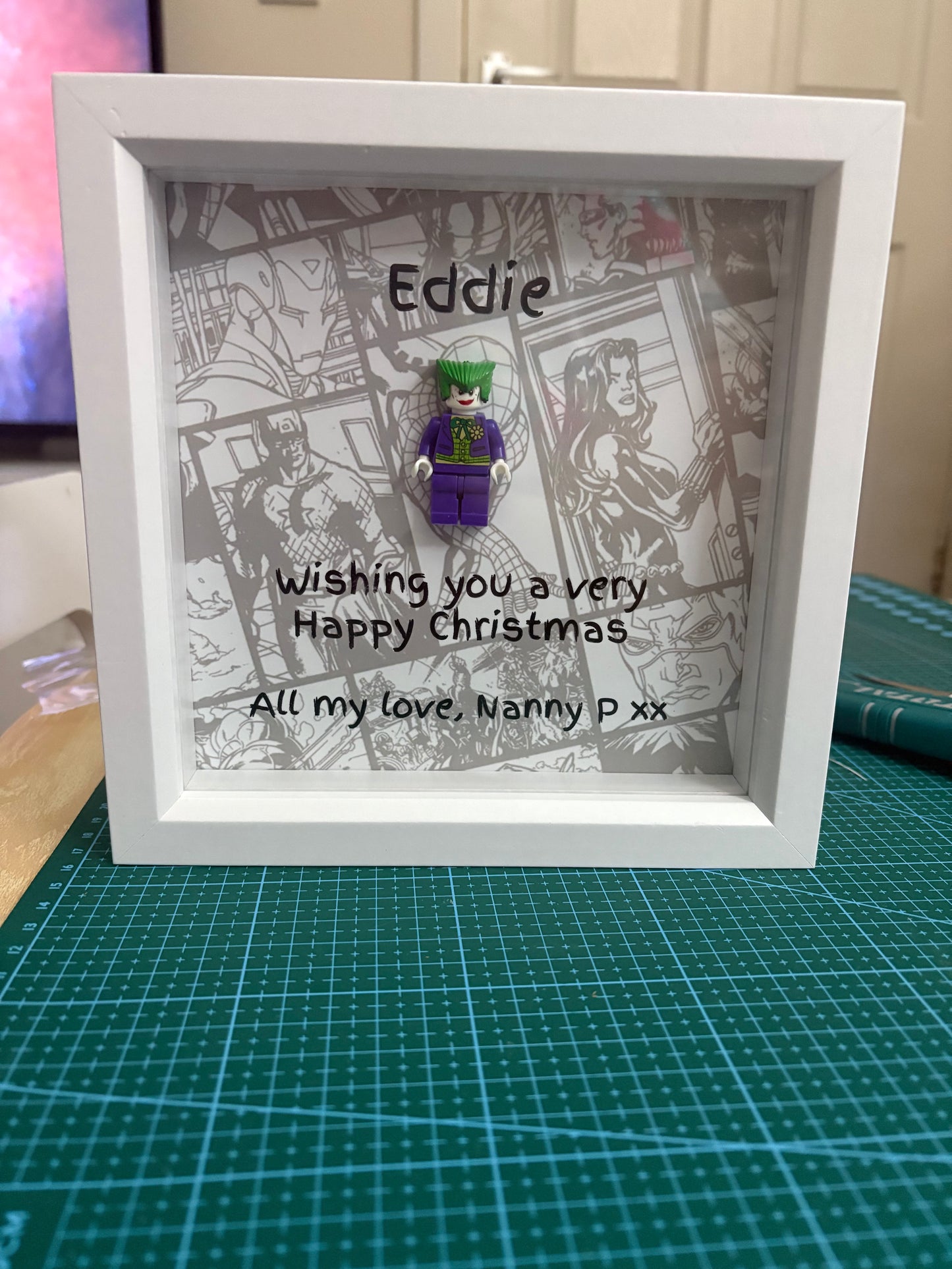 Superhero Figure Box Frame