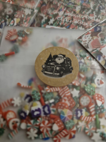 Christmas Polymer Slices