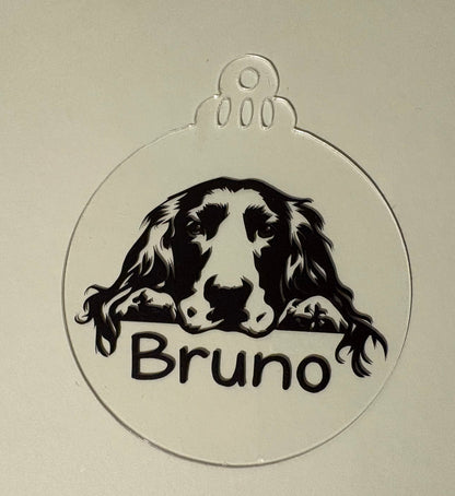 Personalised Dog Christmas Decorations