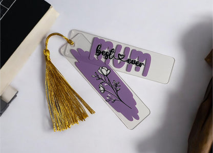 Best Mum Ever Acrylic Bookmarks