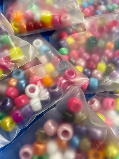 Mixed Sparkle Pony Beads