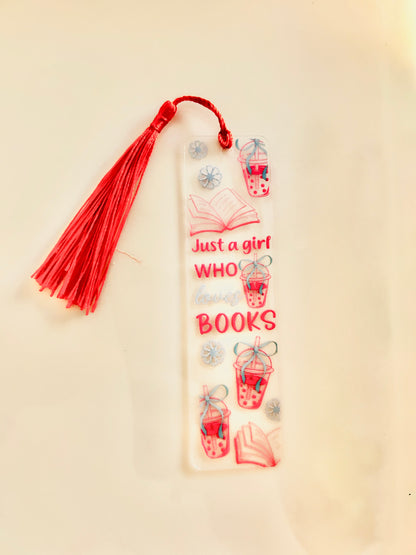 Cute Acrylic Book Marks