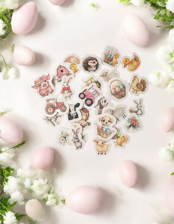 Easter on the Farm Sticker Pack