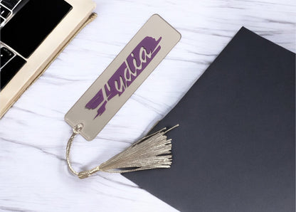 Personalised Vinyl Acrylic Bookmark