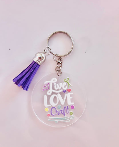 Cute craft lover Keyring
