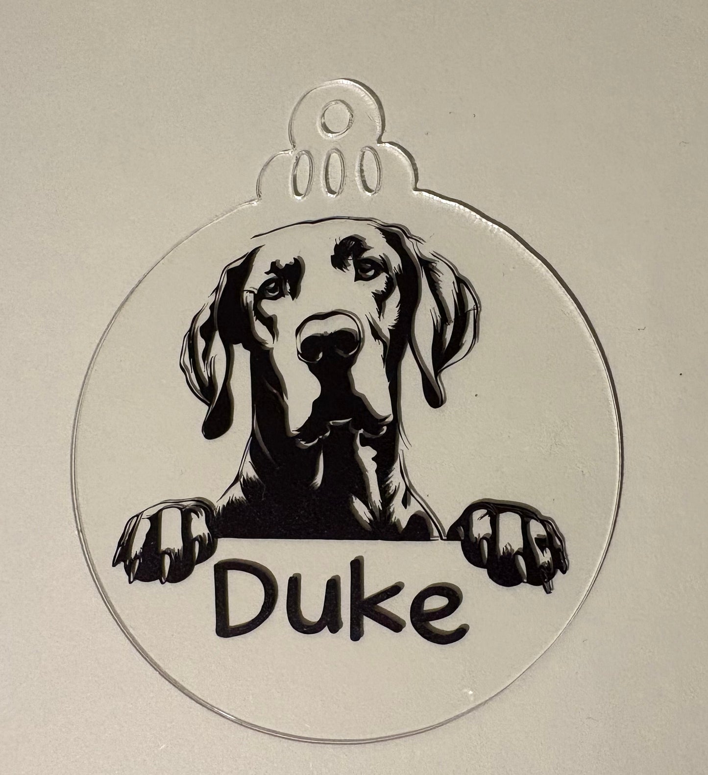 Personalised Dog Christmas Decorations