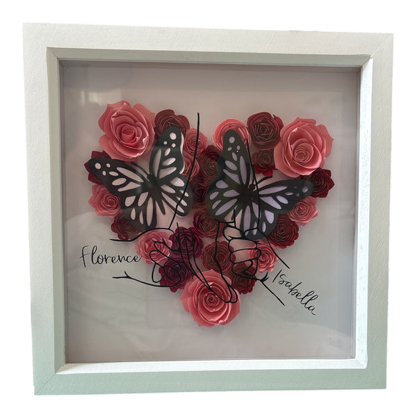 Personalised Floral Mother’s Day Box Frame