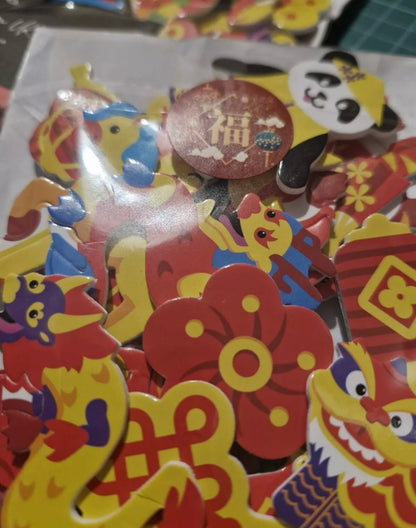 Chinese New Year Foam Stickers