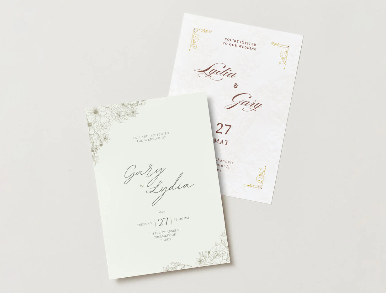 Custom Wedding Invitations