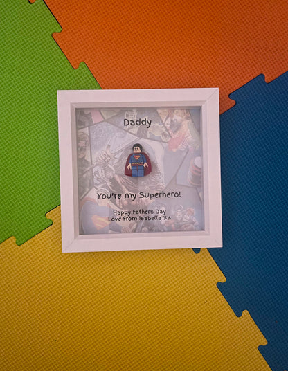 Superhero Figure Box Frame