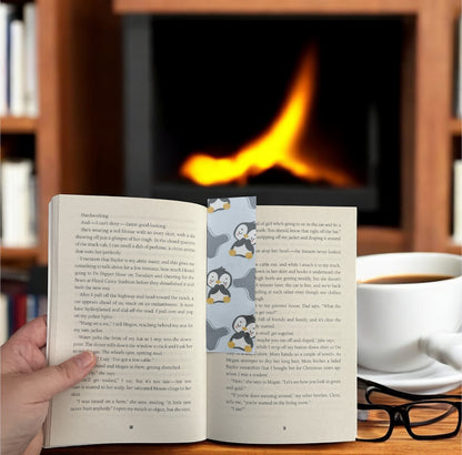 Christmas Penguin Themed Laminated Bookmarks