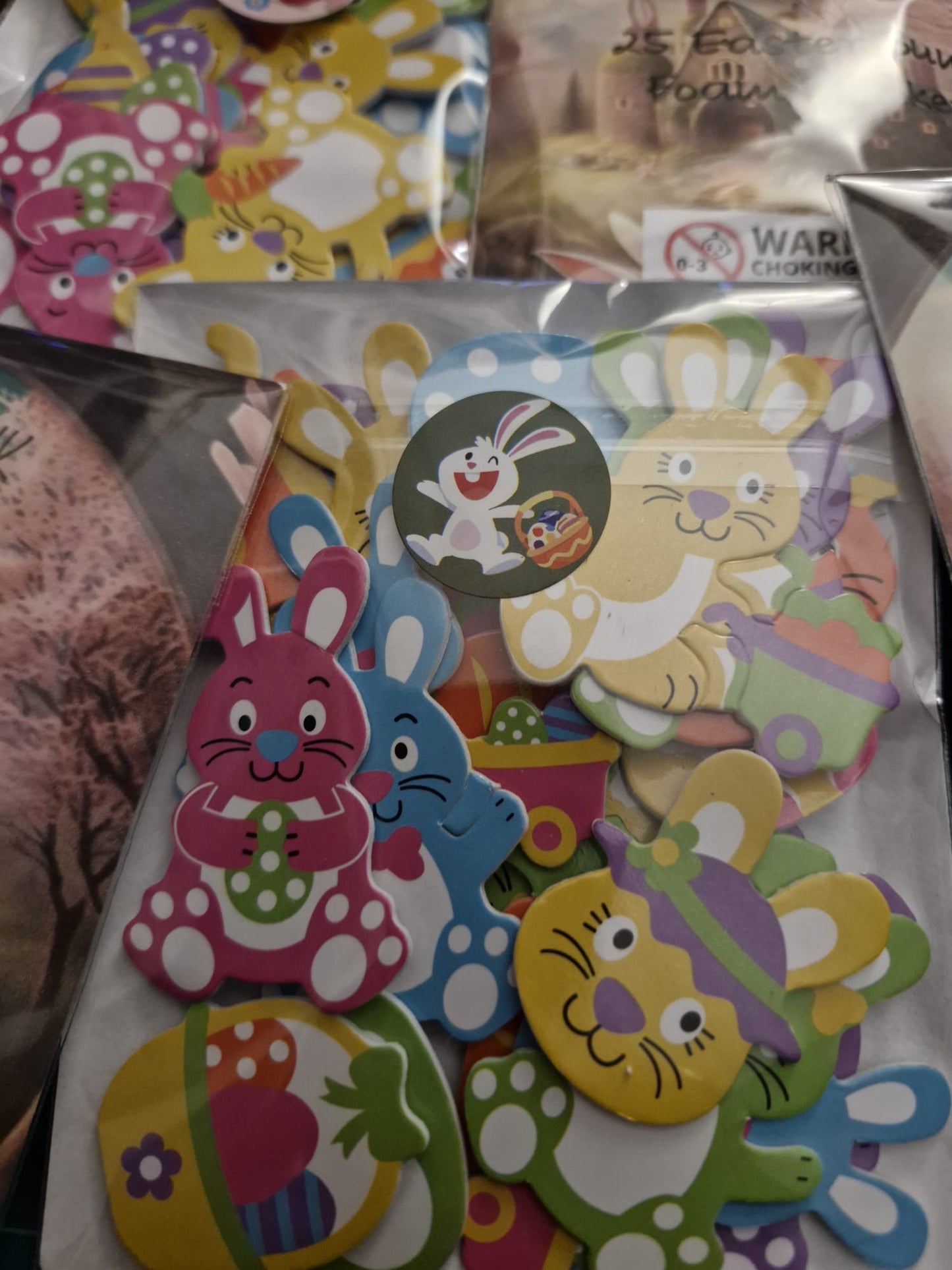 Easter Bunny Foam Stickers