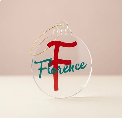 Personalised Name Christmas Tree Decorations