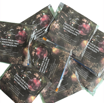 Paint your own Christmas Tree Decorations