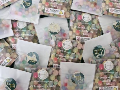 Gradient Mermaid Glass Beads