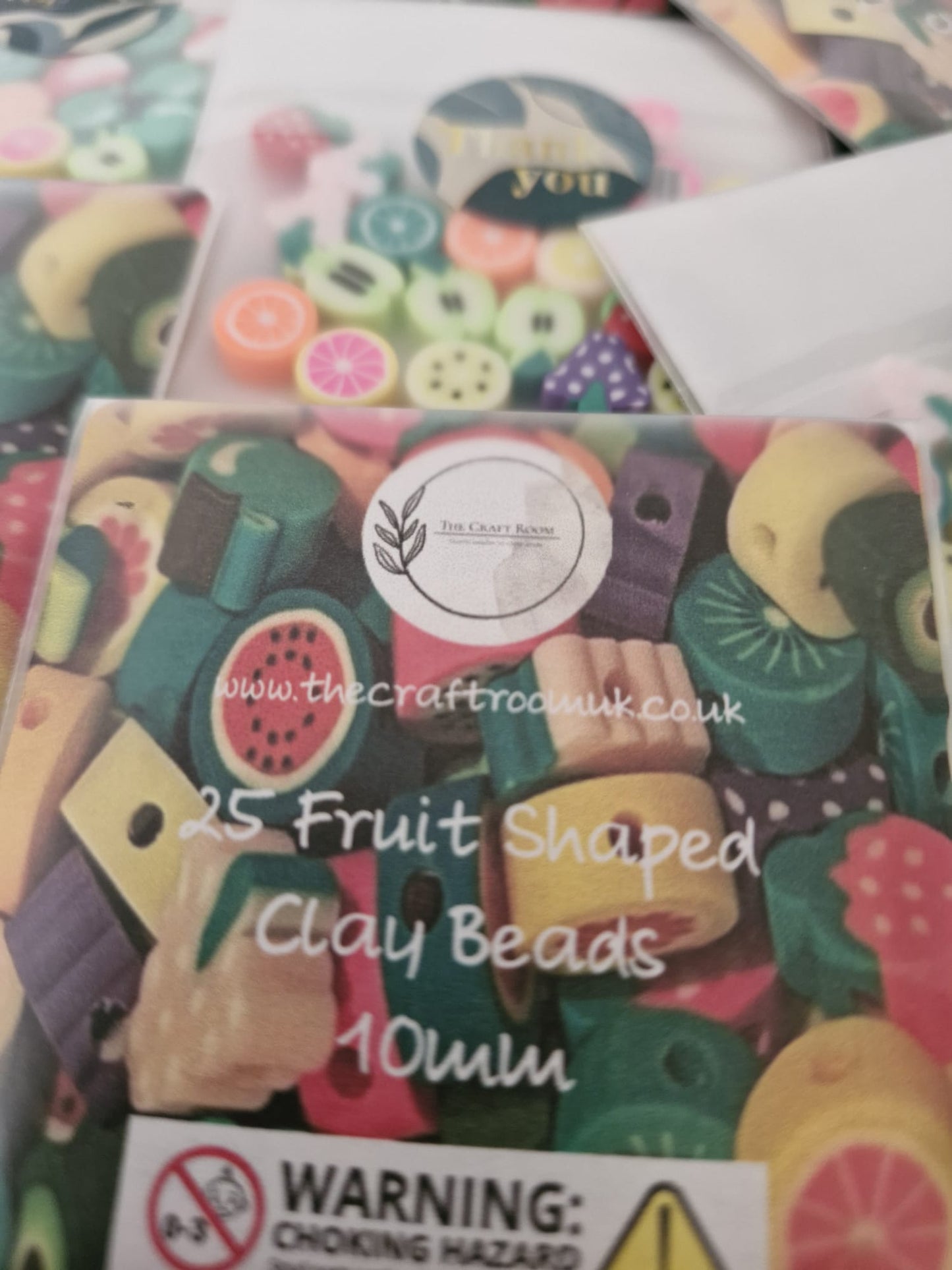 Fruit Shaped Clay Beads