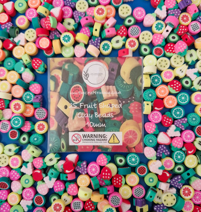 Fruit Shaped Clay Beads