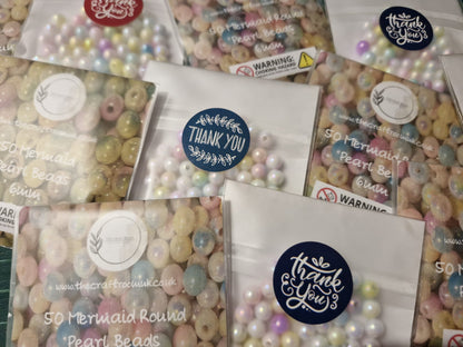 Mermaid Round Pearl Beads