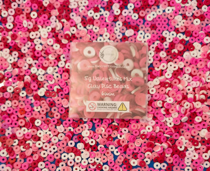 Valentines Mix Clay Beads