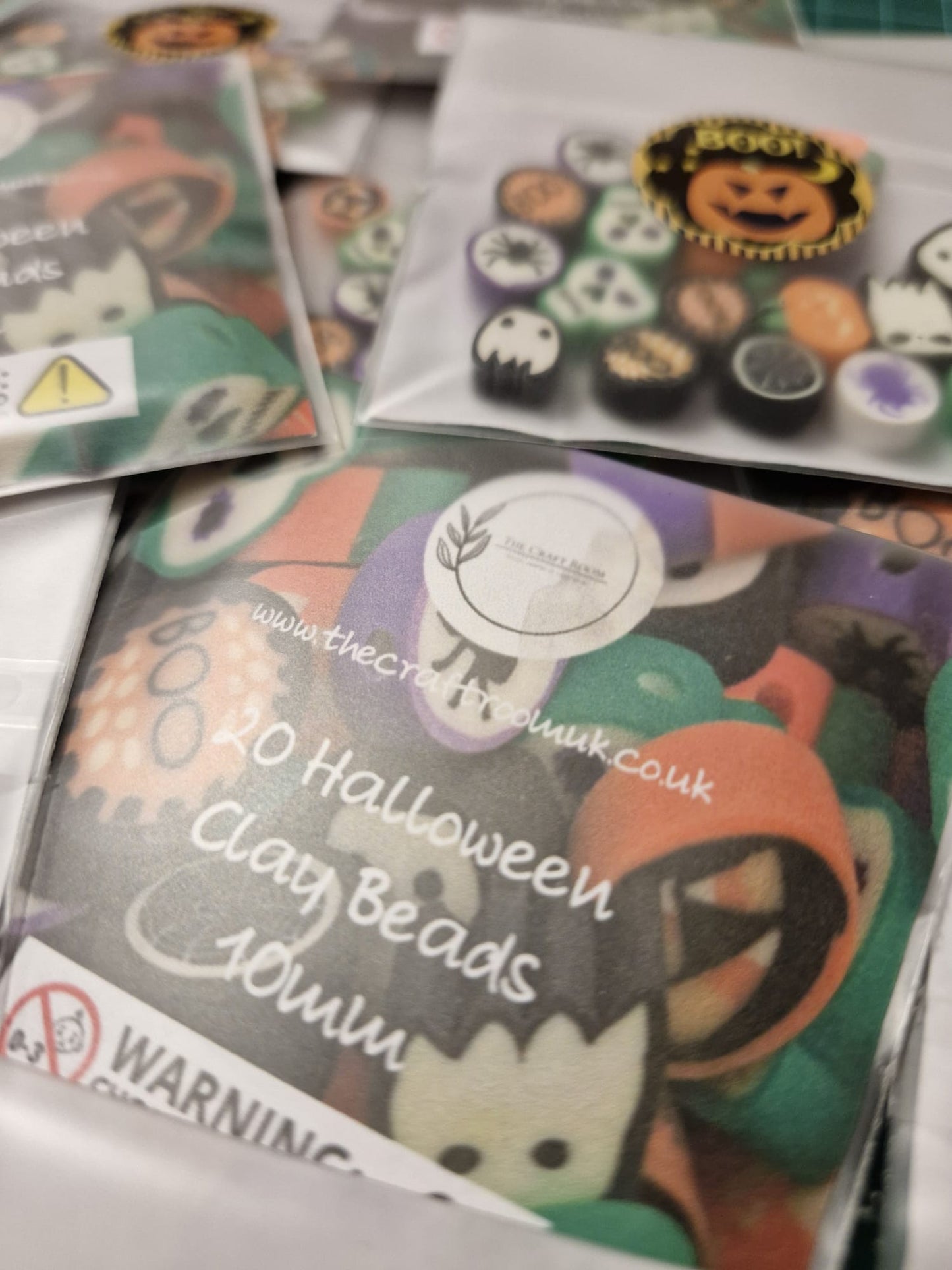 Halloween Clay Beads