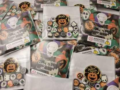 Halloween Clay Beads