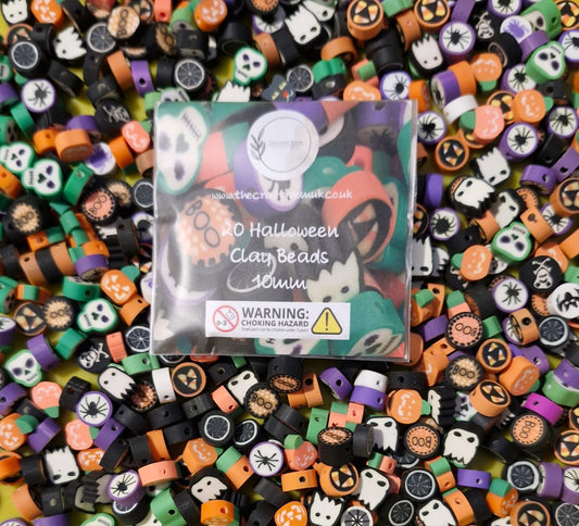 Halloween Clay Beads